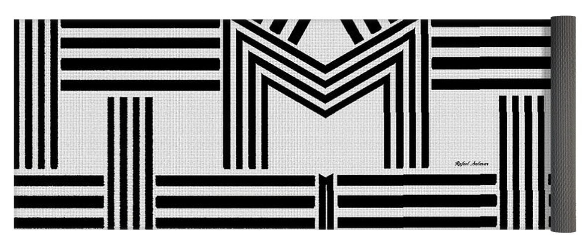 Black And White M - Yoga Mat