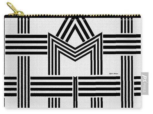 Black And White M - Carry-All Pouch