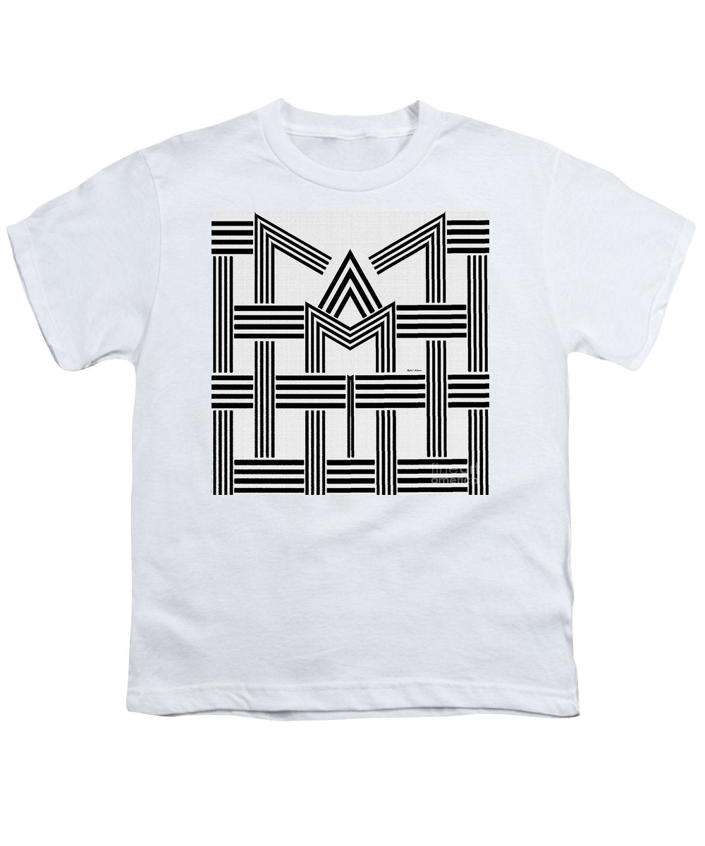 Black And White M - Youth T-Shirt