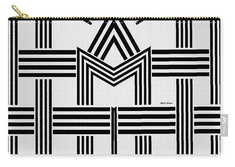 Black And White M - Carry-All Pouch