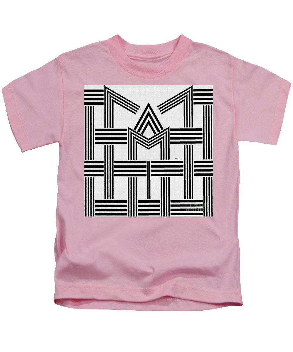 Noir et blanc M - T-shirt pour enfants