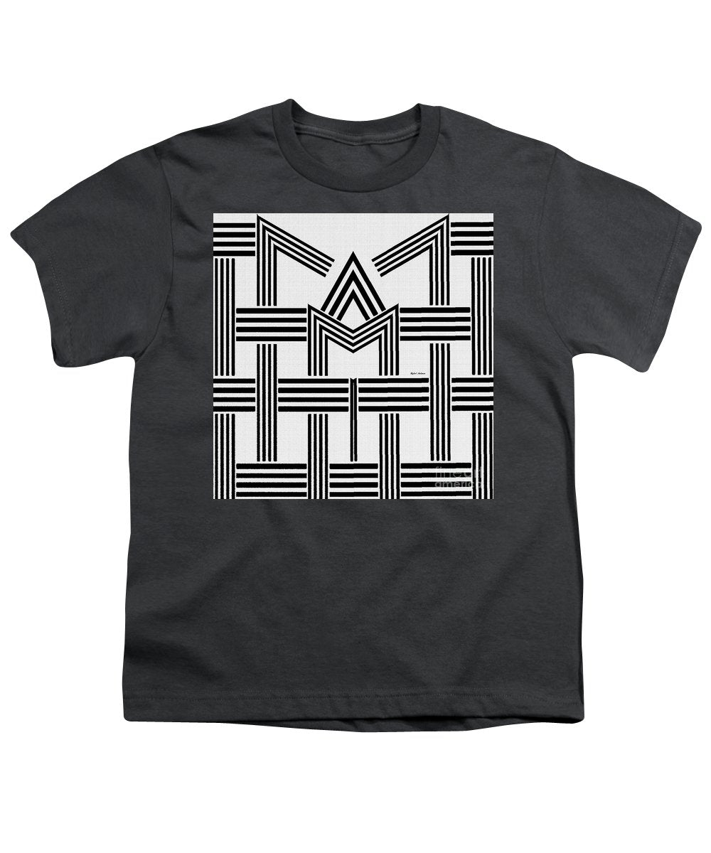 Black And White M - Youth T-Shirt