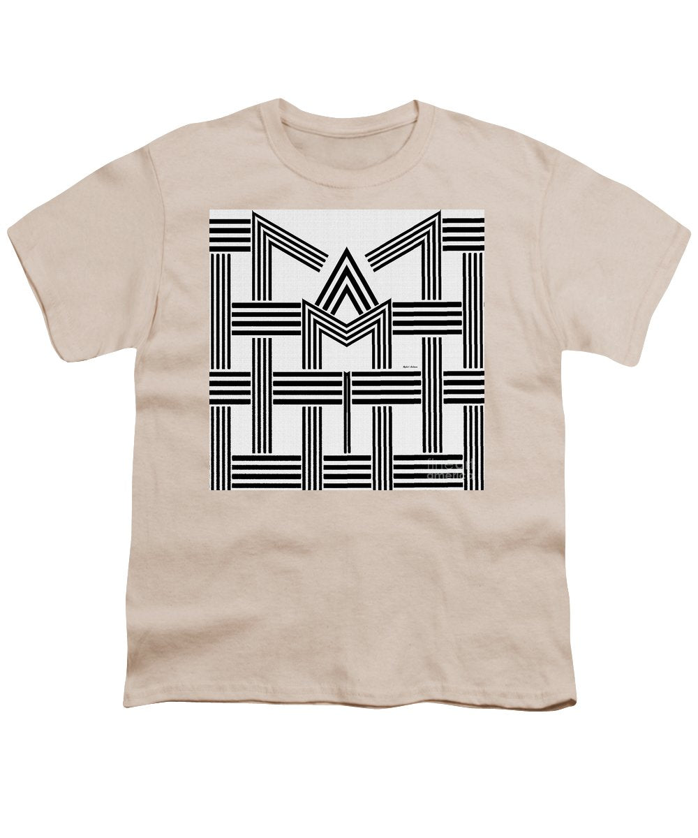 Black And White M - Youth T-Shirt