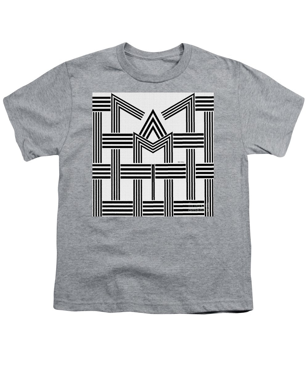 Black And White M - Youth T-Shirt