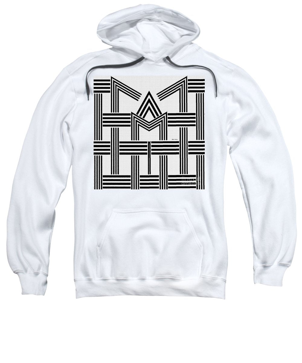 Sweat-shirt noir et blanc M