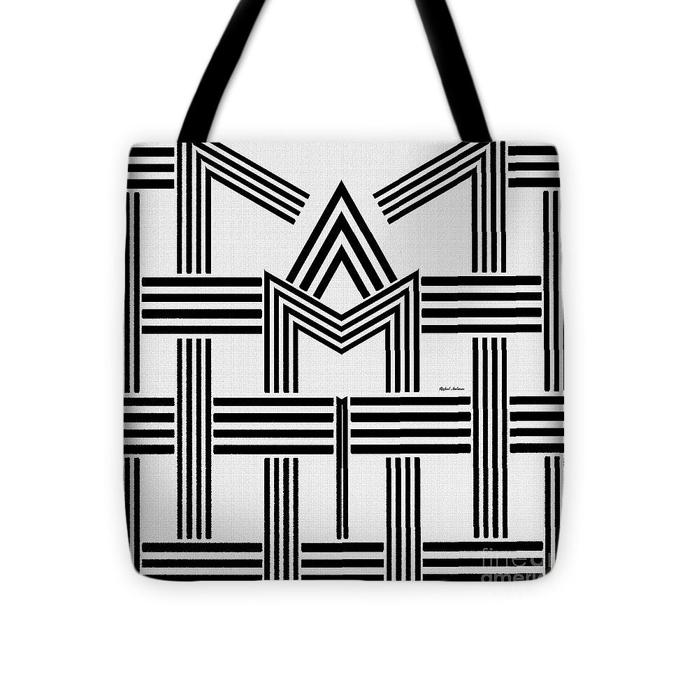 Sac fourre-tout M noir et blanc