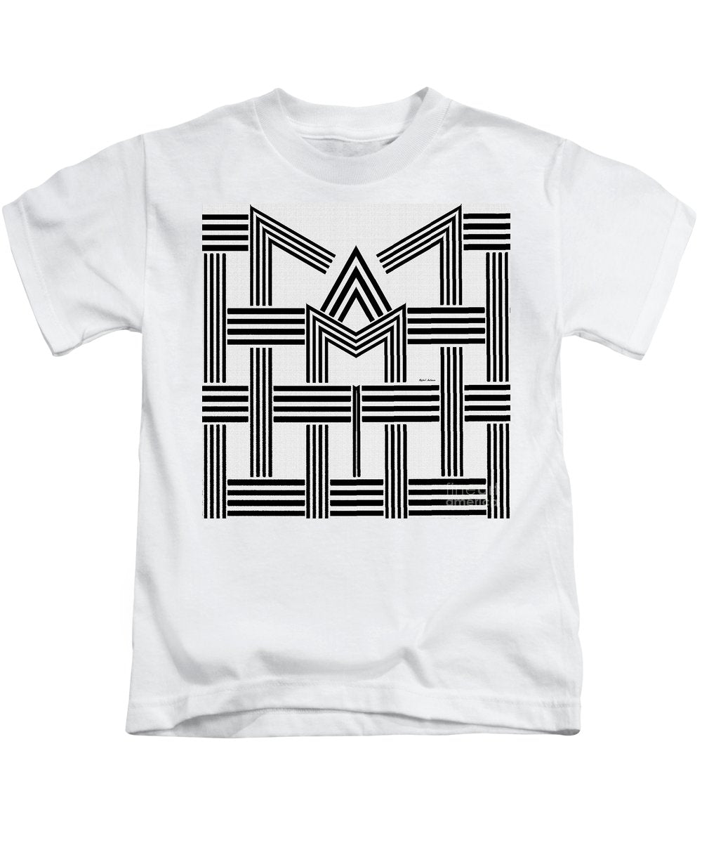 Noir et blanc M - T-shirt pour enfants