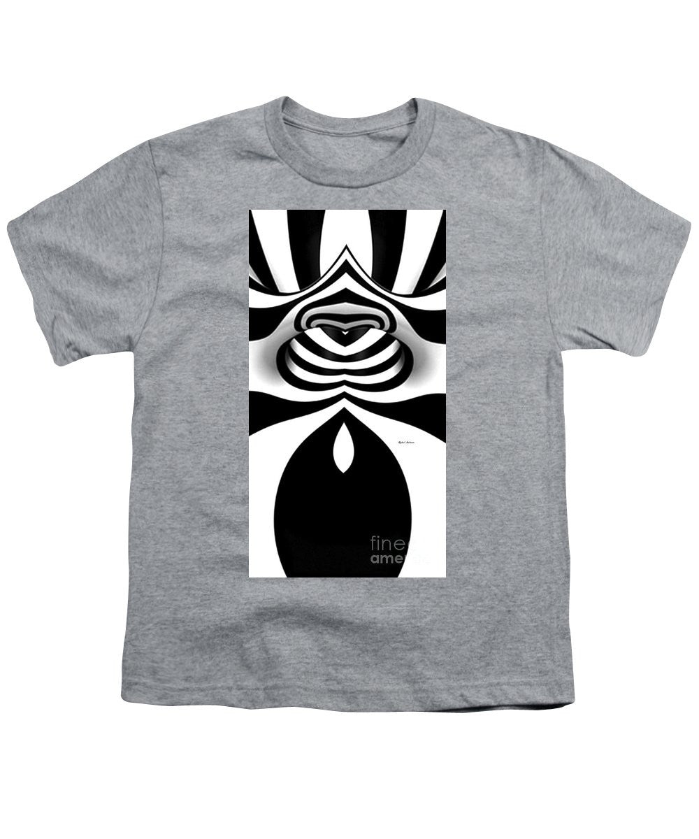 Youth T-Shirt - Black And White Tunnel