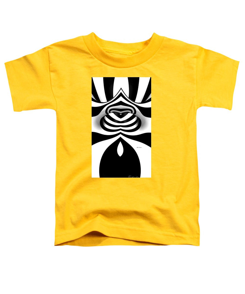 Toddler T-Shirt - Black And White Tunnel