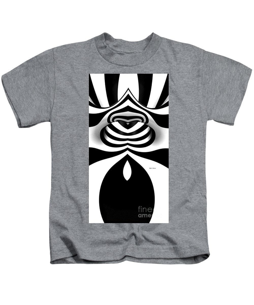 Kids T-Shirt - Black And White Tunnel