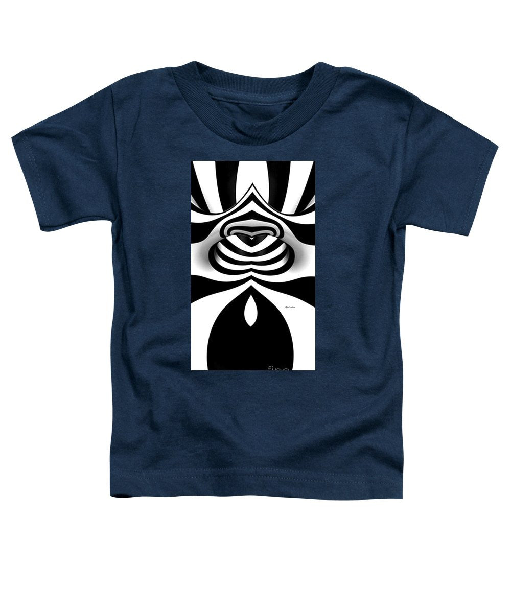Toddler T-Shirt - Black And White Tunnel