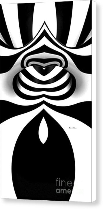 Canvas Print - Black And White Tunnel