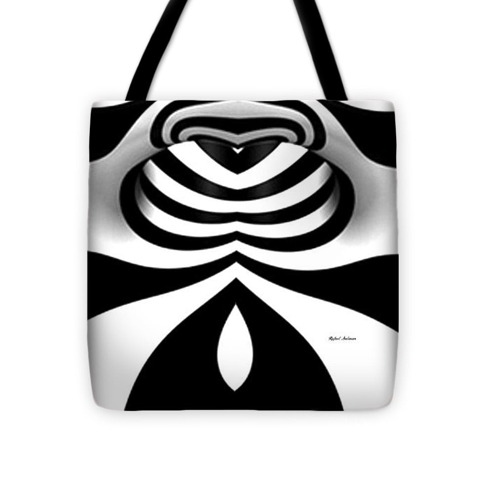 Tote Bag - Black And White Tunnel