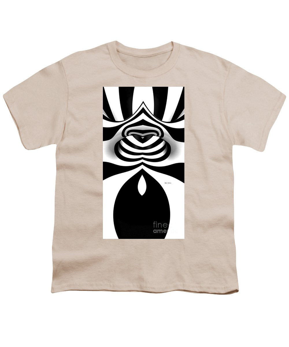 Youth T-Shirt - Black And White Tunnel