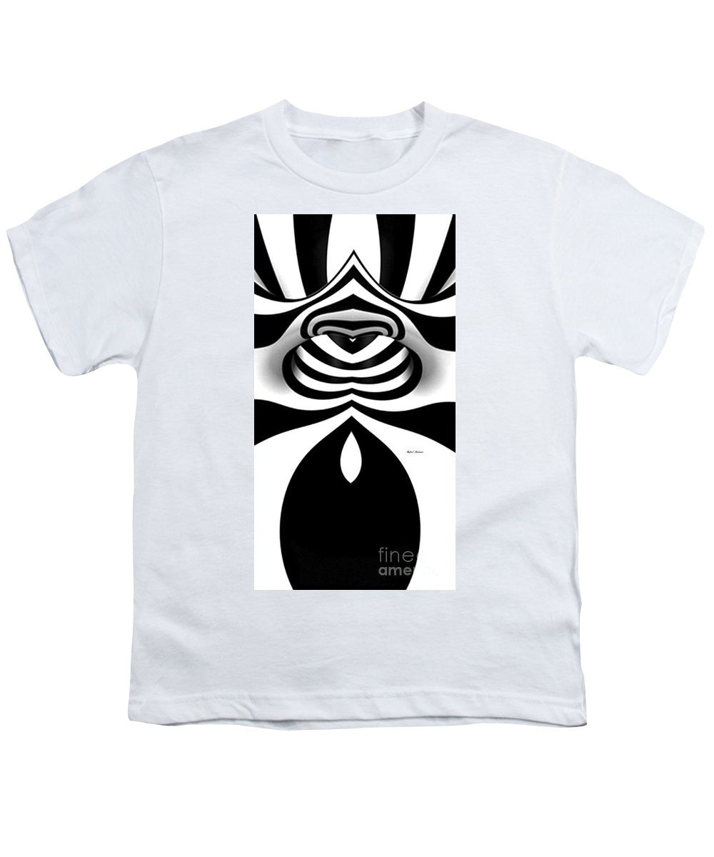 Youth T-Shirt - Black And White Tunnel