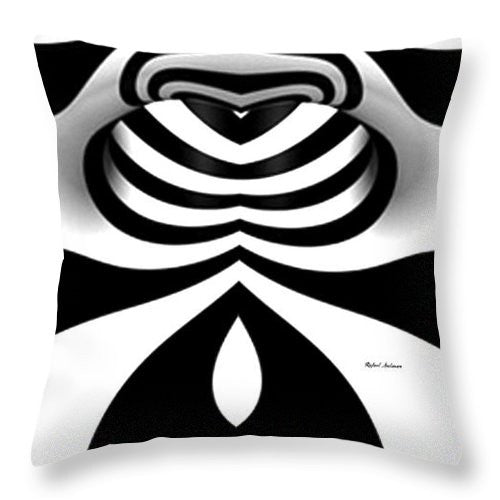 Coussin décoratif - Tunnel noir et blanc