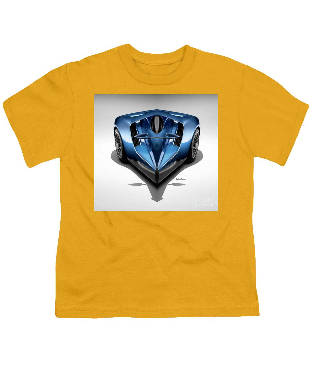 Youth T-Shirt - Blue Car 002