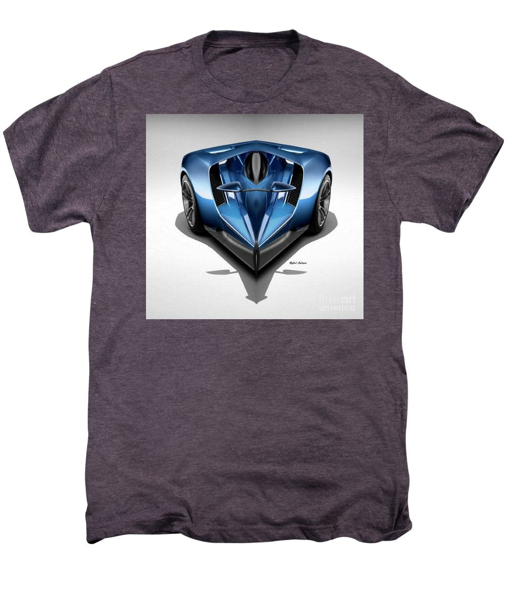 Men's Premium T-Shirt - Blue Car 002