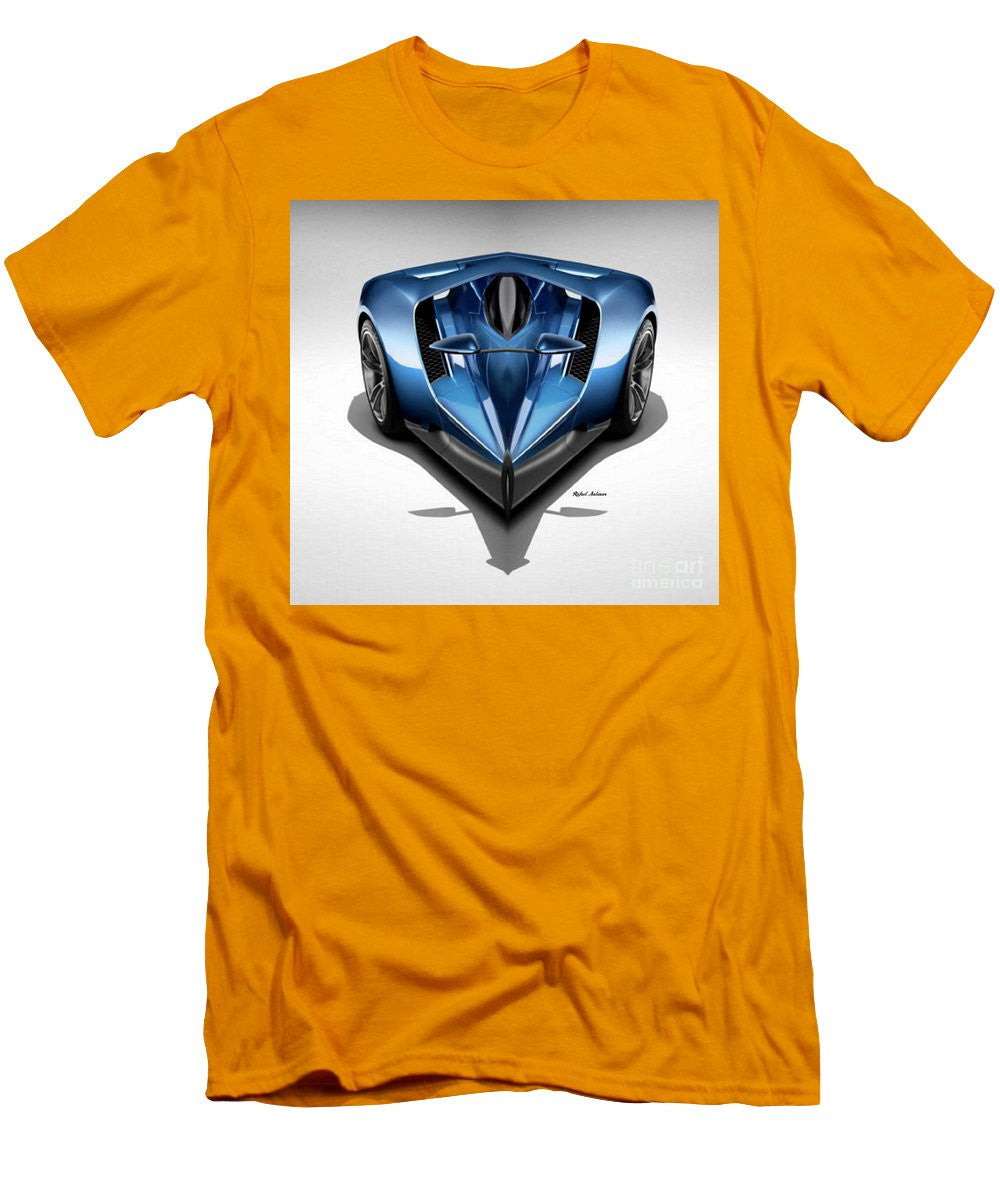 Men's T-Shirt (Slim Fit) - Blue Car 002