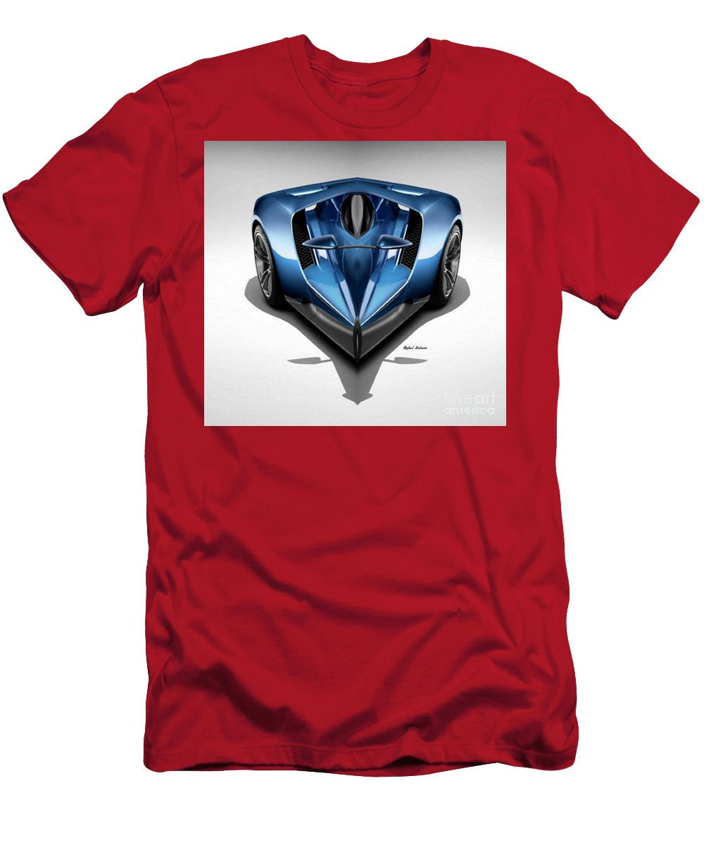 Men's T-Shirt (Slim Fit) - Blue Car 002