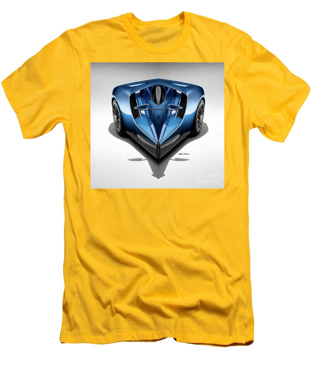 Men's T-Shirt (Slim Fit) - Blue Car 002