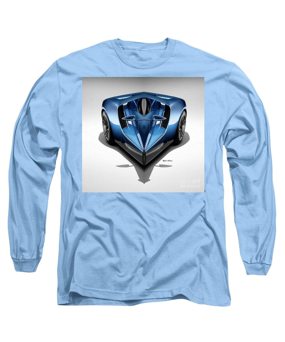 Long Sleeve T-Shirt - Blue Car 002