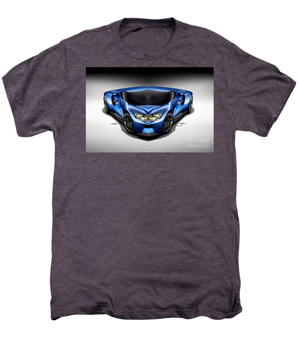 Men's Premium T-Shirt - Blue Car 003