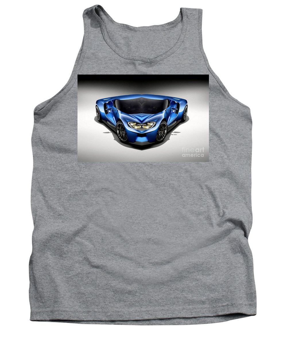 Tank Top - Blue Car 003