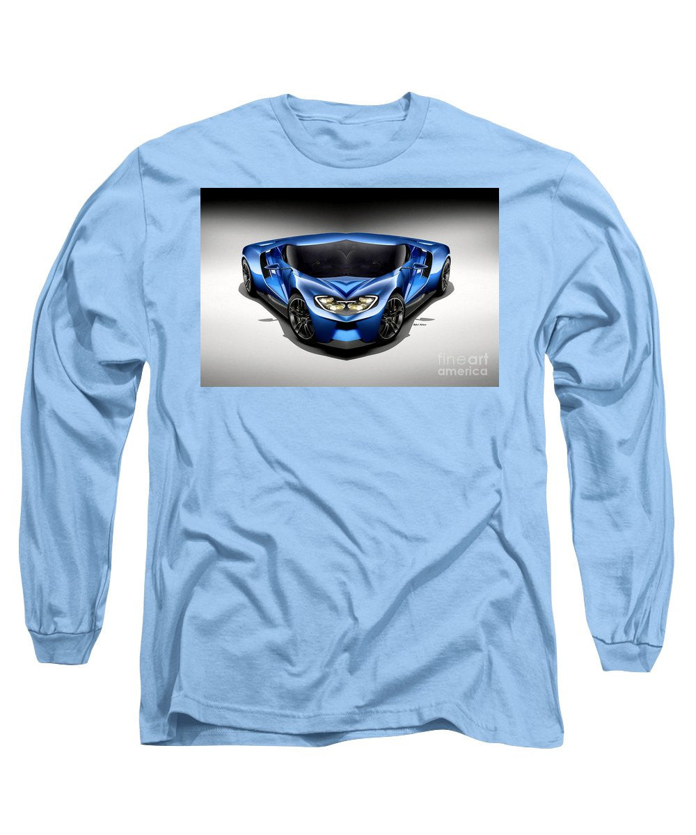 Long Sleeve T-Shirt - Blue Car 003
