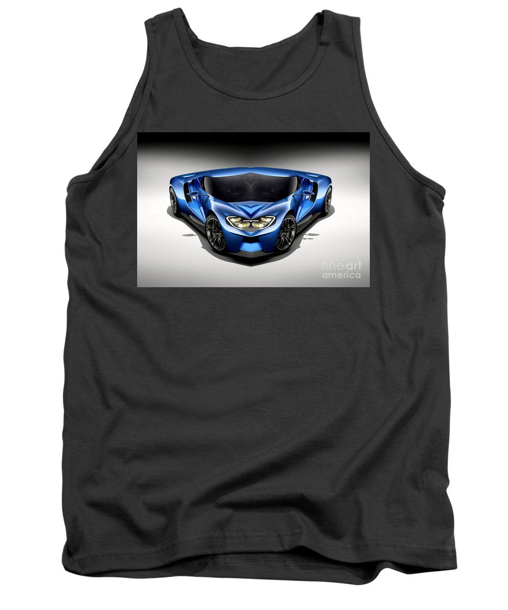 Tank Top - Blue Car 003