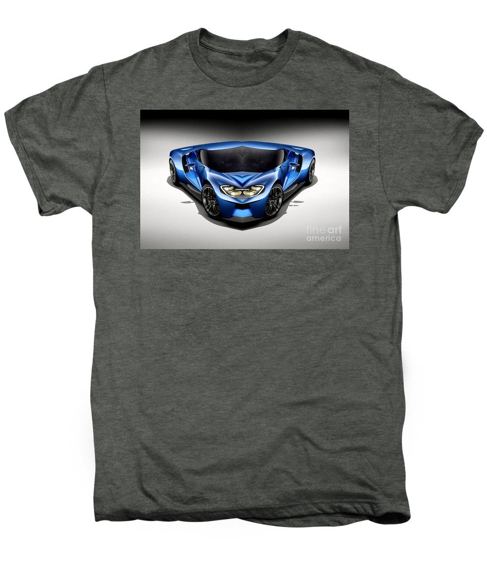 Men's Premium T-Shirt - Blue Car 003