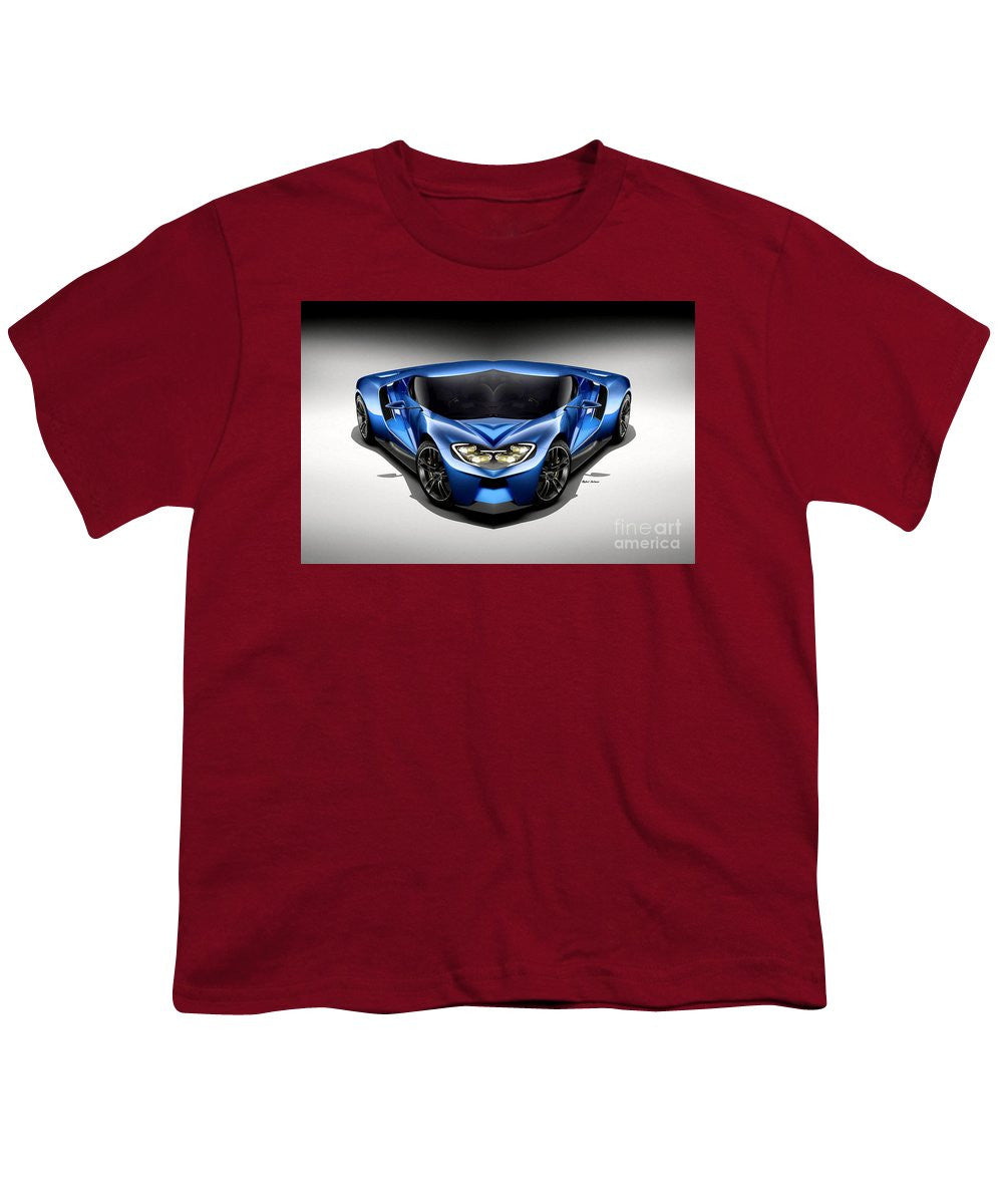 Youth T-Shirt - Blue Car 003