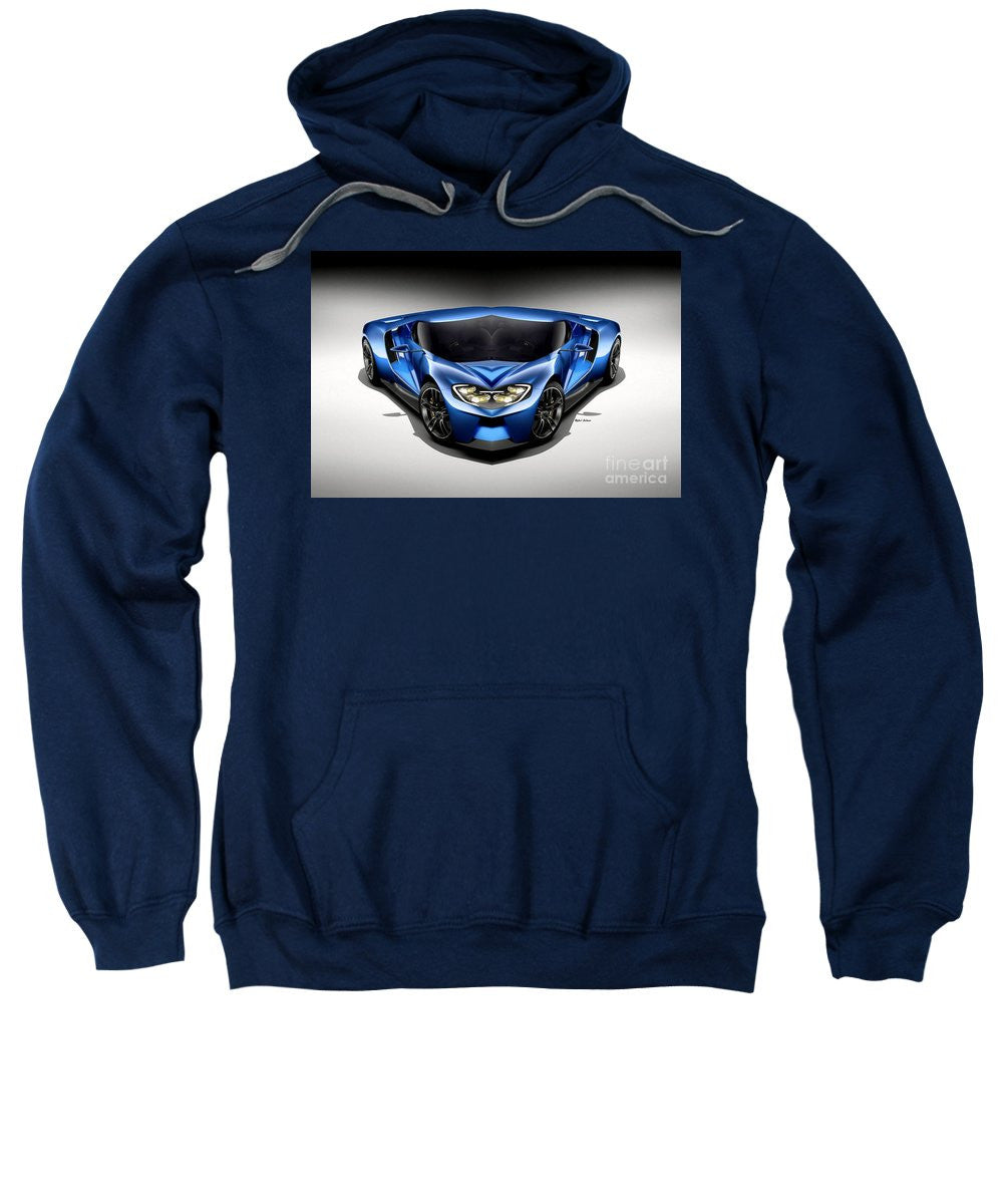 Sweatshirt - Blue Car 003
