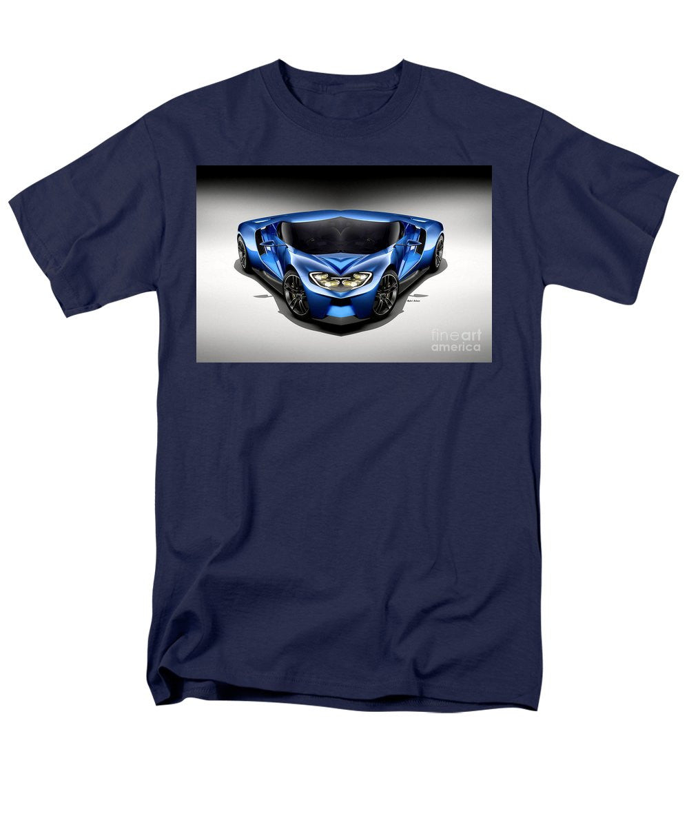 Men's T-Shirt  (Regular Fit) - Blue Car 003
