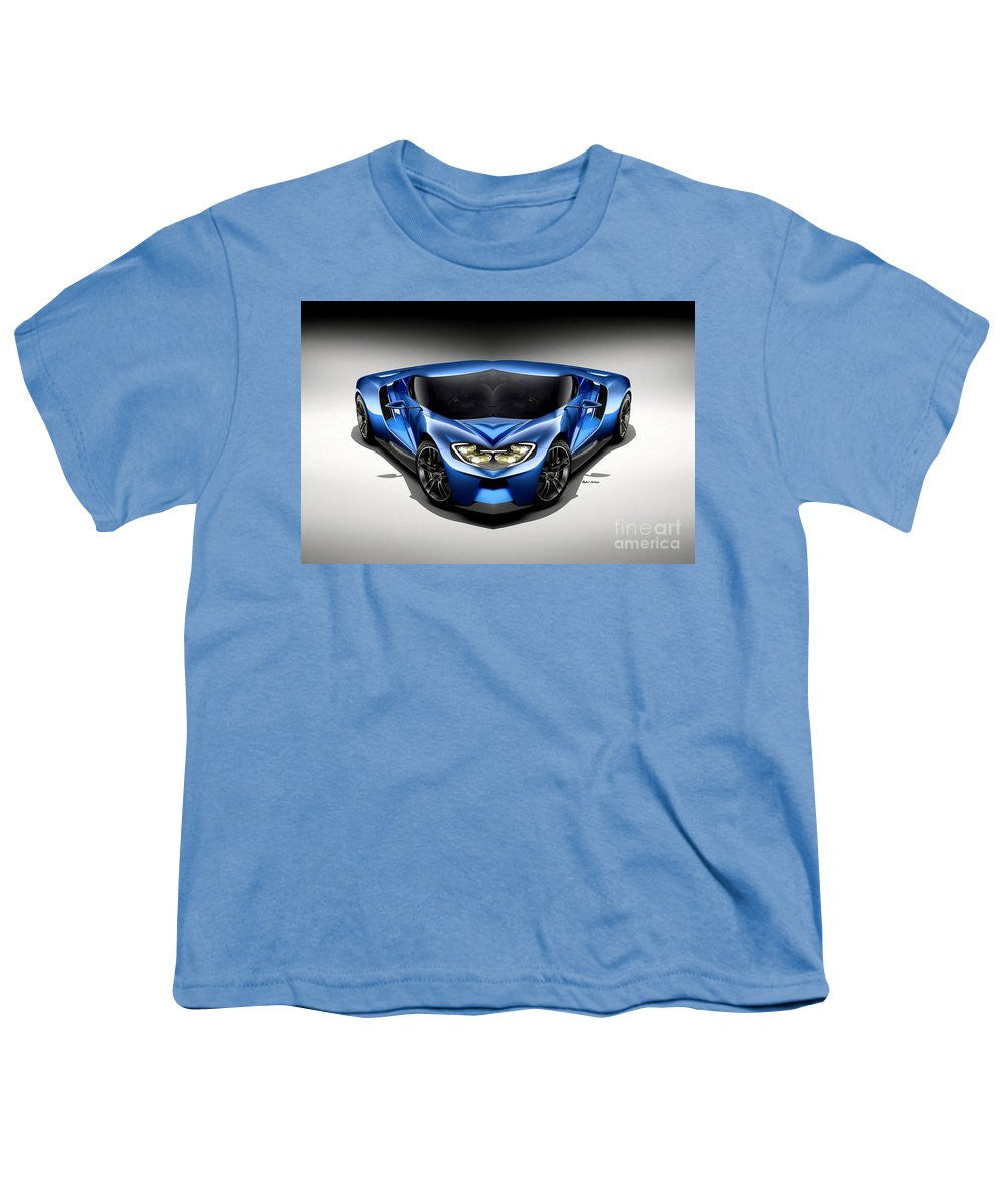 Youth T-Shirt - Blue Car 003