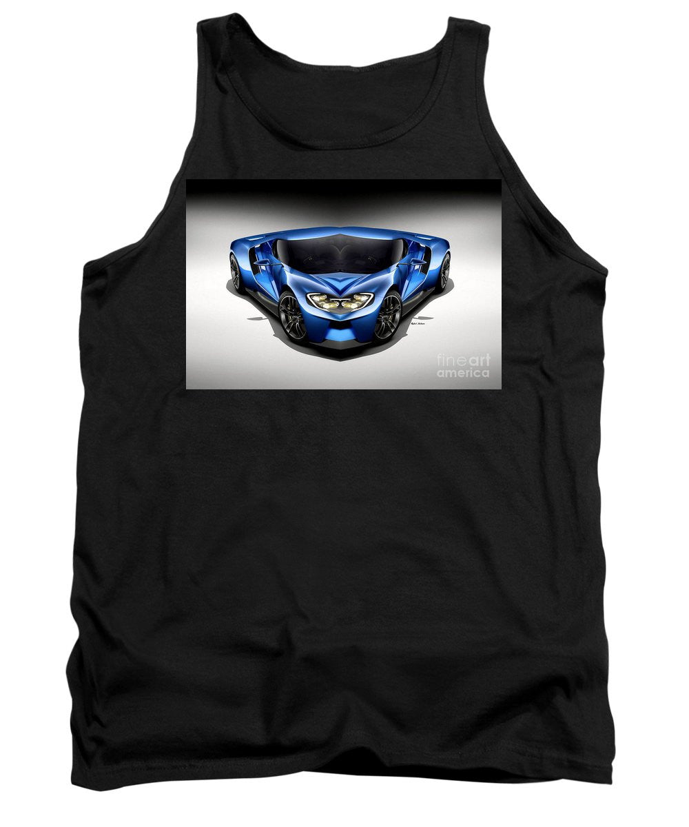 Tank Top - Blue Car 003