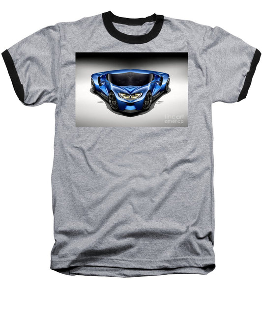 Baseball T-Shirt - Blue Car 003