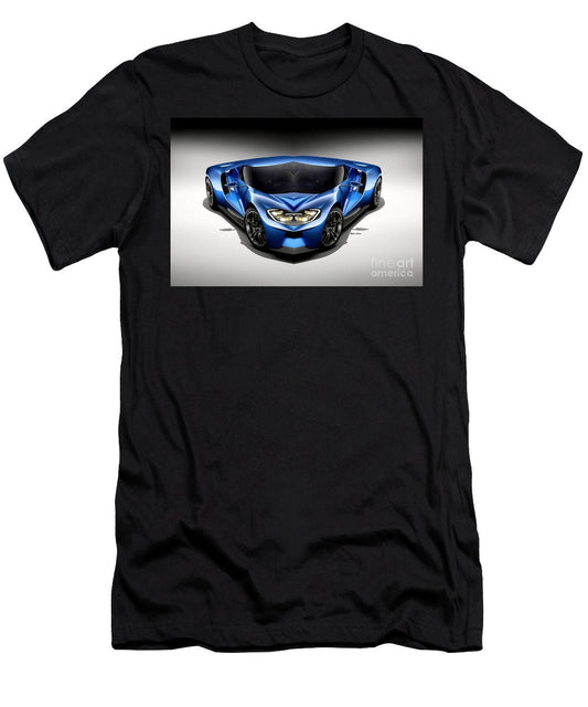 Men's T-Shirt (Slim Fit) - Blue Car 003