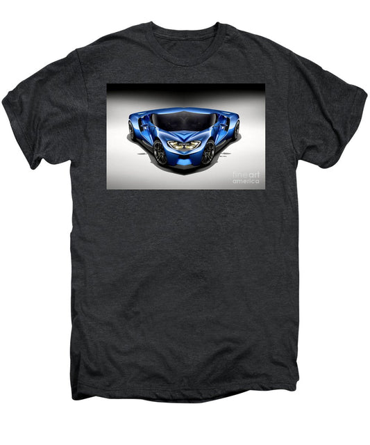 T-shirt Premium Homme - Voiture Bleue 003