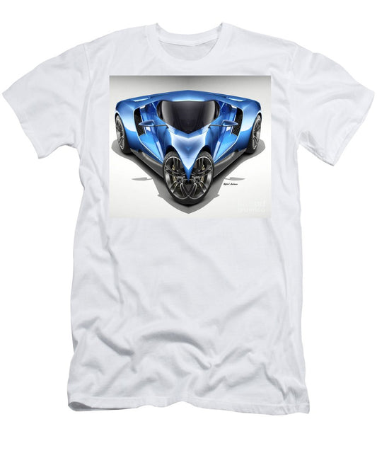 Men's T-Shirt (Slim Fit) - Blue Car 01