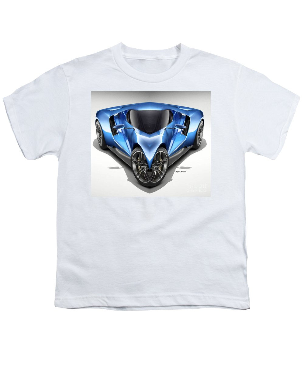 Youth T-Shirt - Blue Car 01