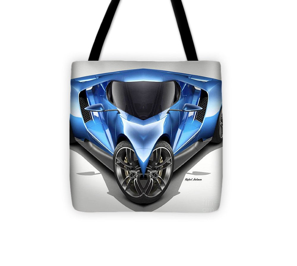 Sac fourre-tout - Voiture bleue 01