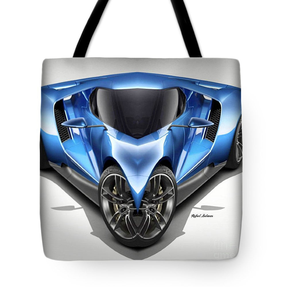 Tote Bag - Blue Car 01