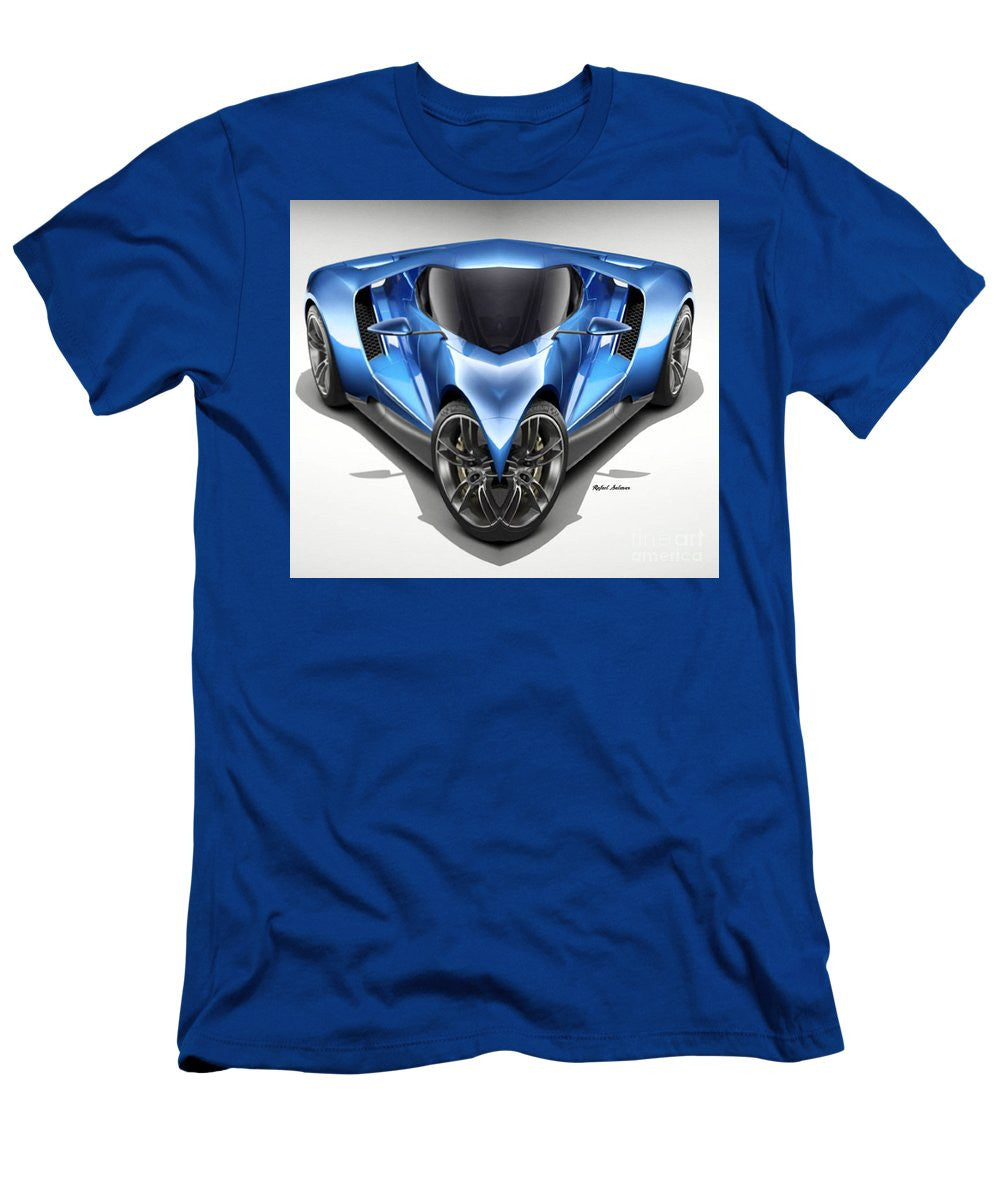 Men's T-Shirt (Slim Fit) - Blue Car 01