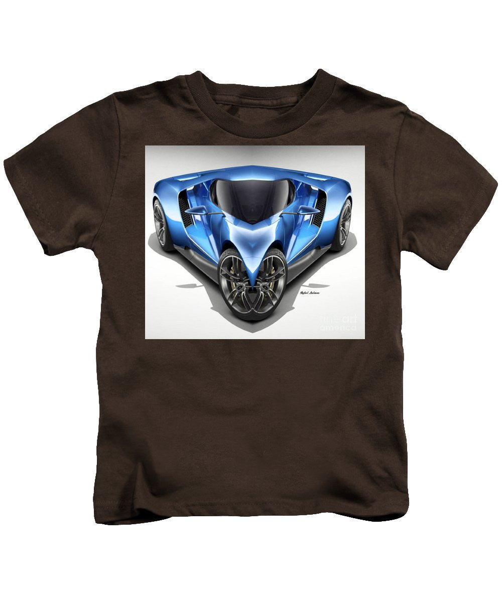 Kids T-Shirt - Blue Car 01