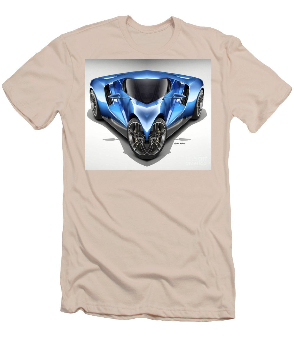 Men's T-Shirt (Slim Fit) - Blue Car 01