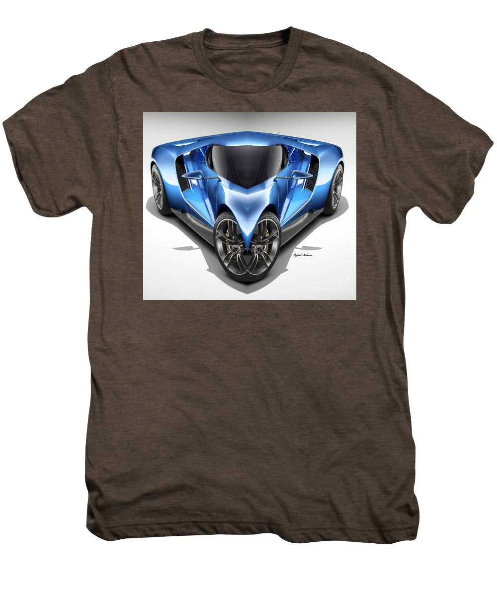 Men's Premium T-Shirt - Blue Car 01