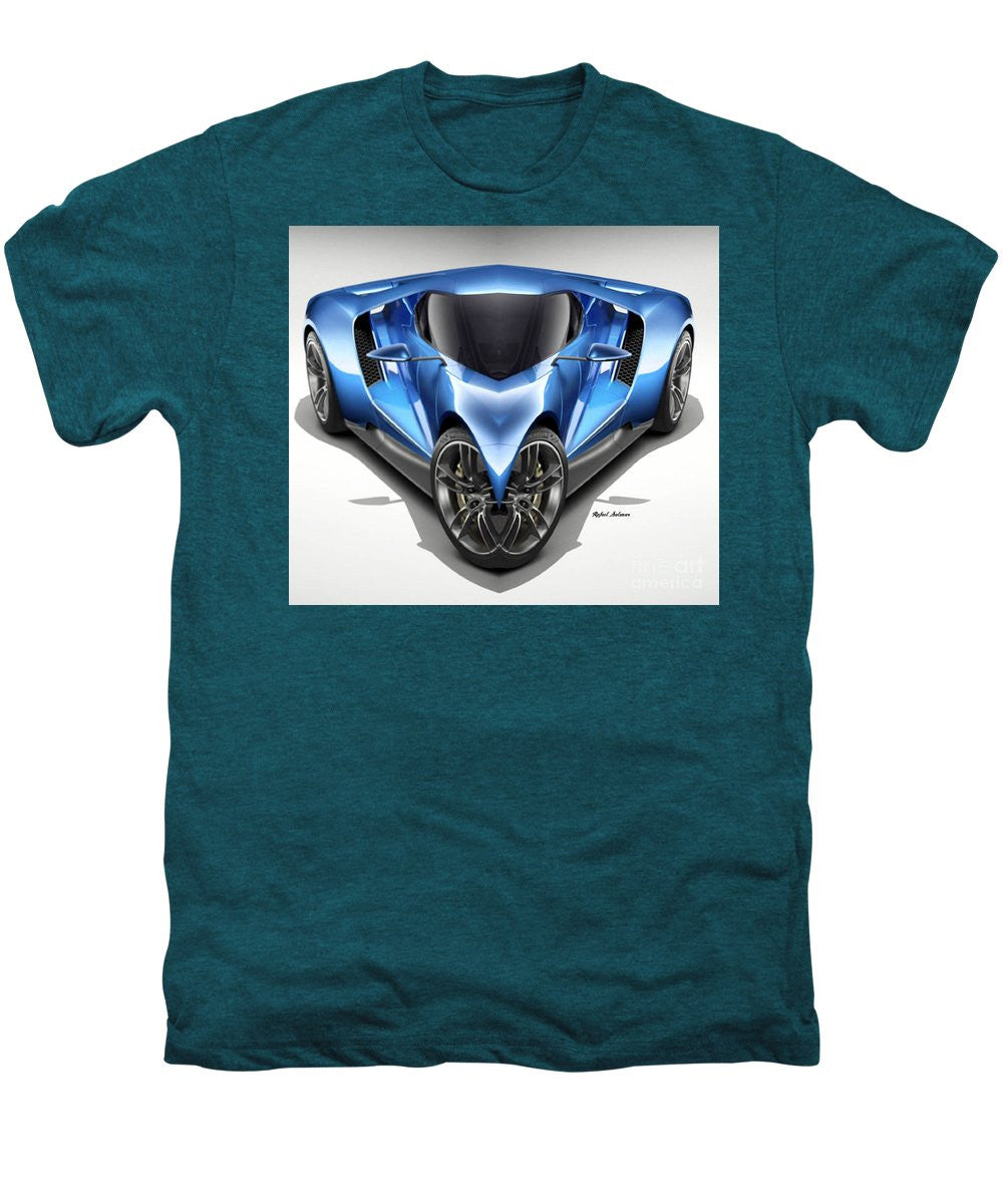 T-shirt Premium Homme - Voiture Bleue 01