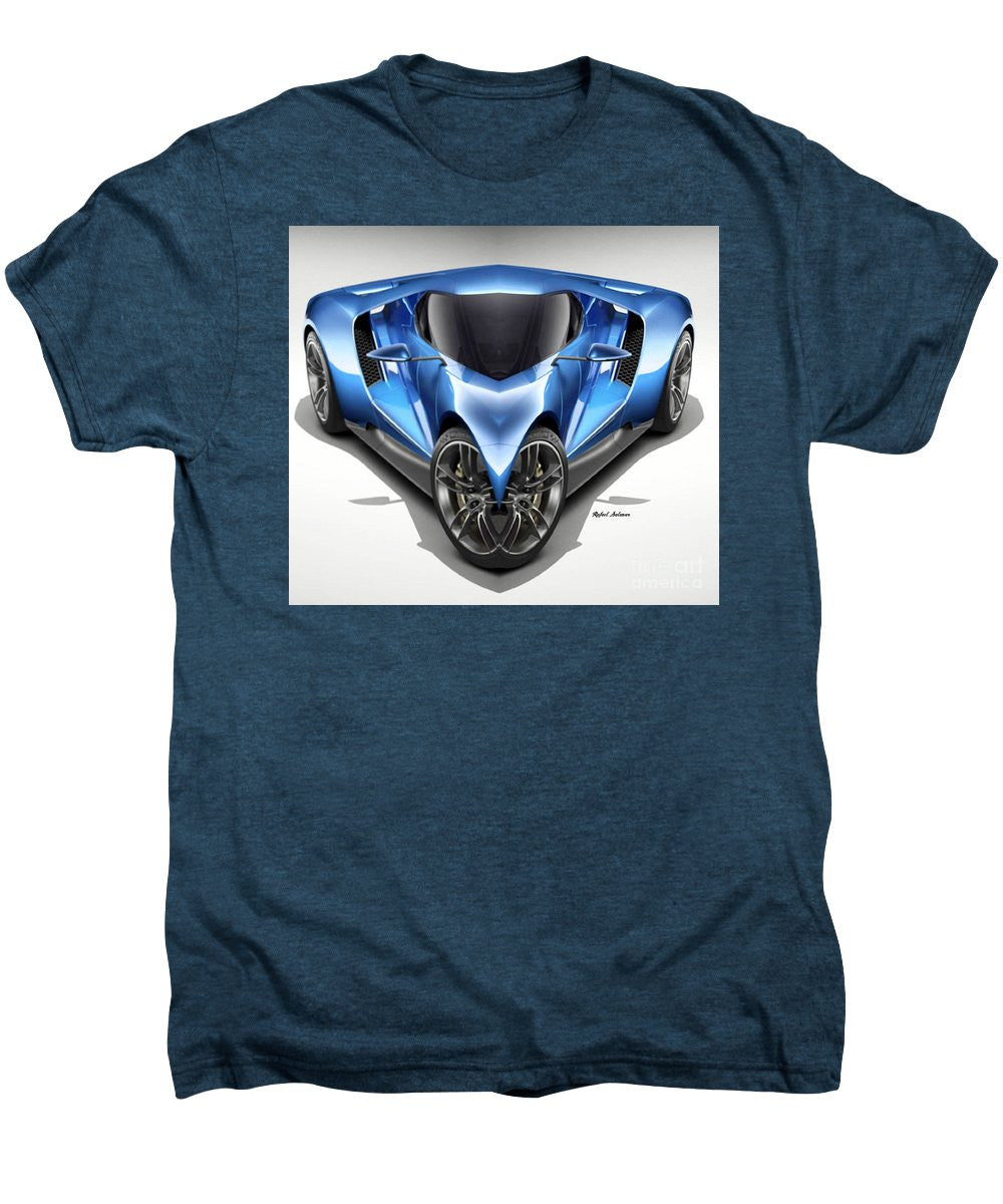 T-shirt Premium Homme - Voiture Bleue 01