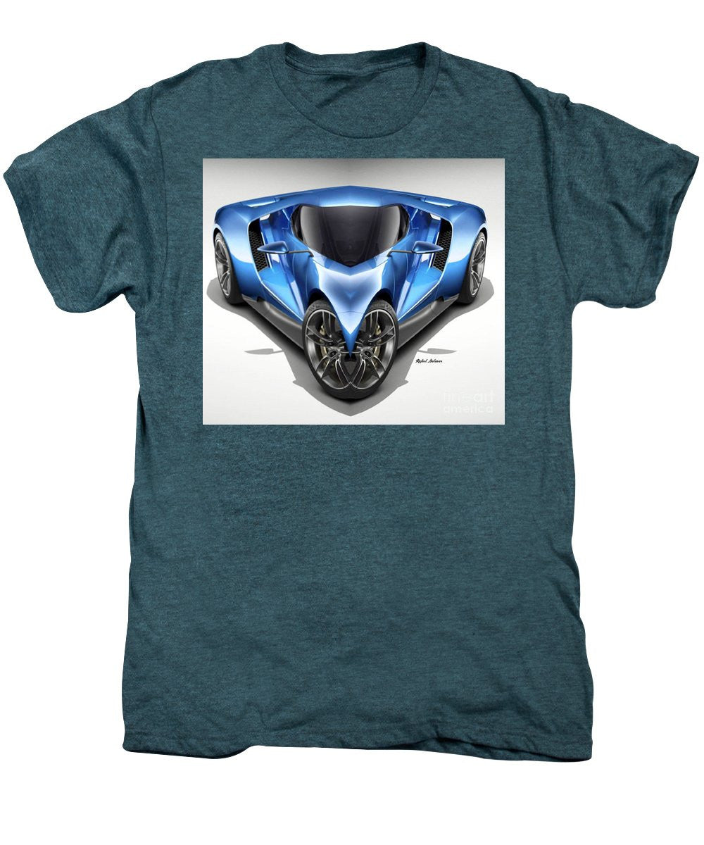 T-shirt Premium Homme - Voiture Bleue 01